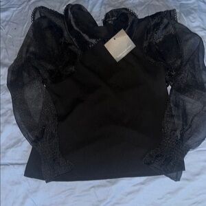 Marc New York Black Elegant Blouse